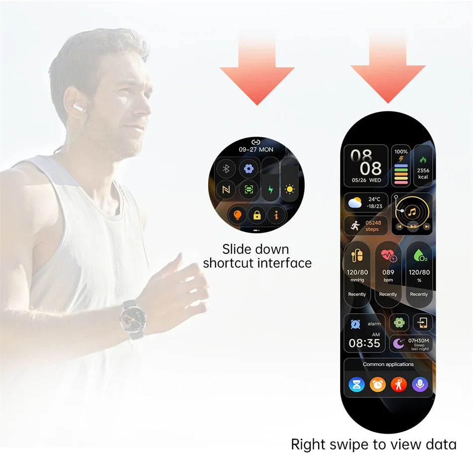 Vabena Smart Watch 5 Pro | GPS, NFC, AMOLED, Bluetooth Call