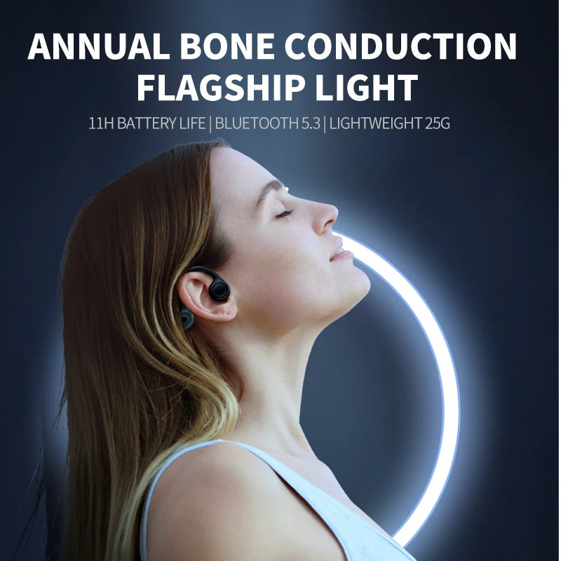 B8 True Bone Conduction Earphones | Bluetooth 5.3 Sports Wireless IPX5