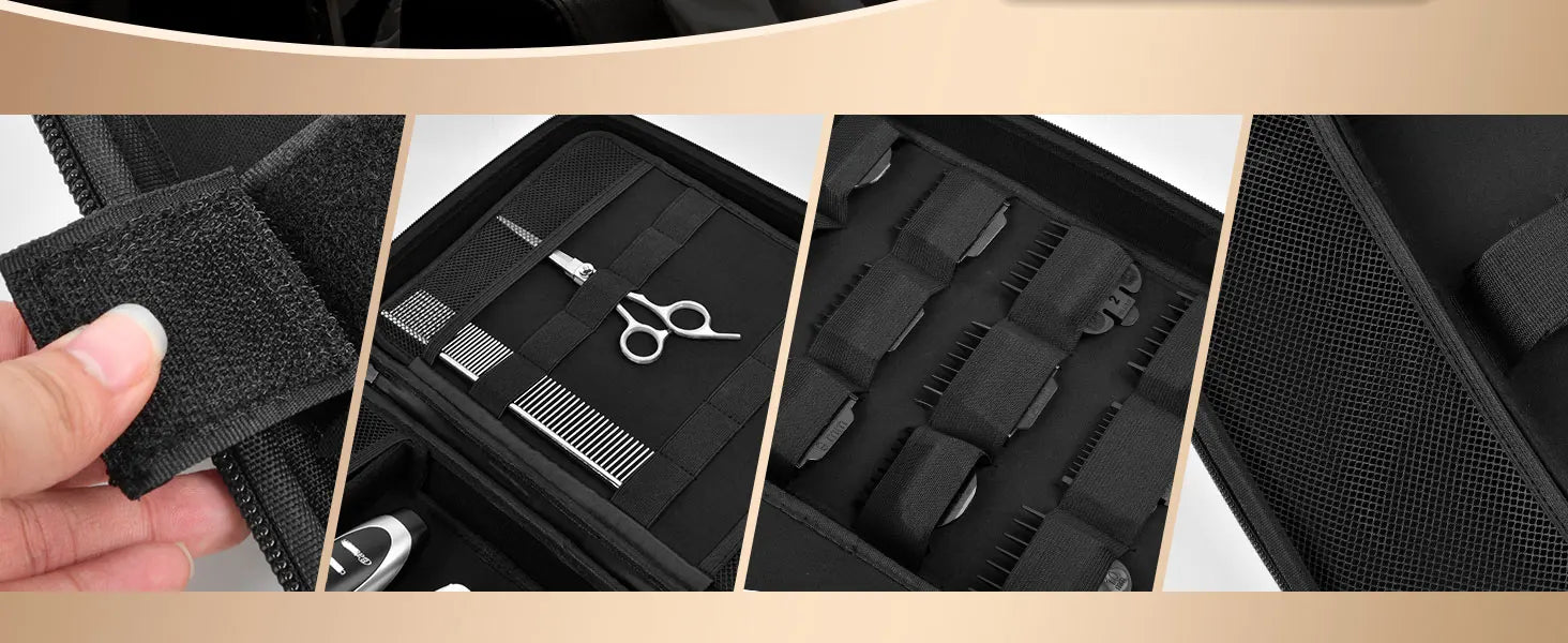 Ufree Hard Travel Case for Hair Clippers & Barber Supplies Organizer