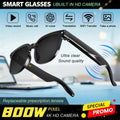 GUHUAVMI 800W HD Camera Glasses for Men - Hands-Free Translator & Video