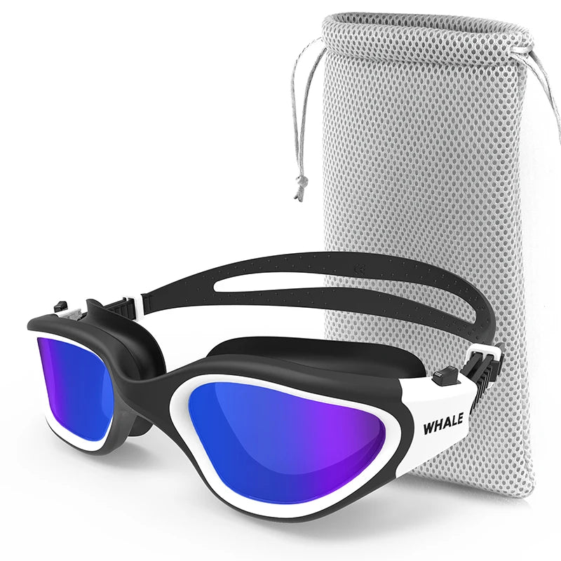 Polarized Swimming Goggles for Adults - Anti-Fog & UV Protection