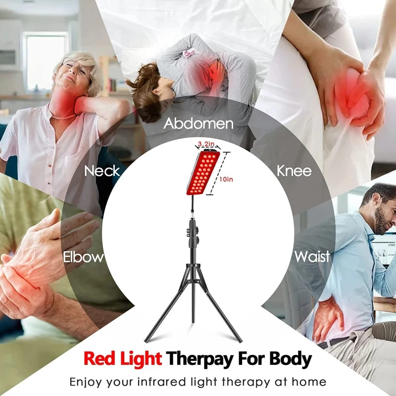 LED Red Light Therapy Lamp for Full Body & Face - Near Infrared for Joint Pain, Muscle Relief & Beauty