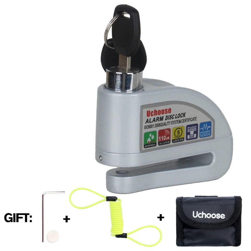 Vabena Motorcycle Disc Brake Alarm Lock | Anti-Theft Scooter Security