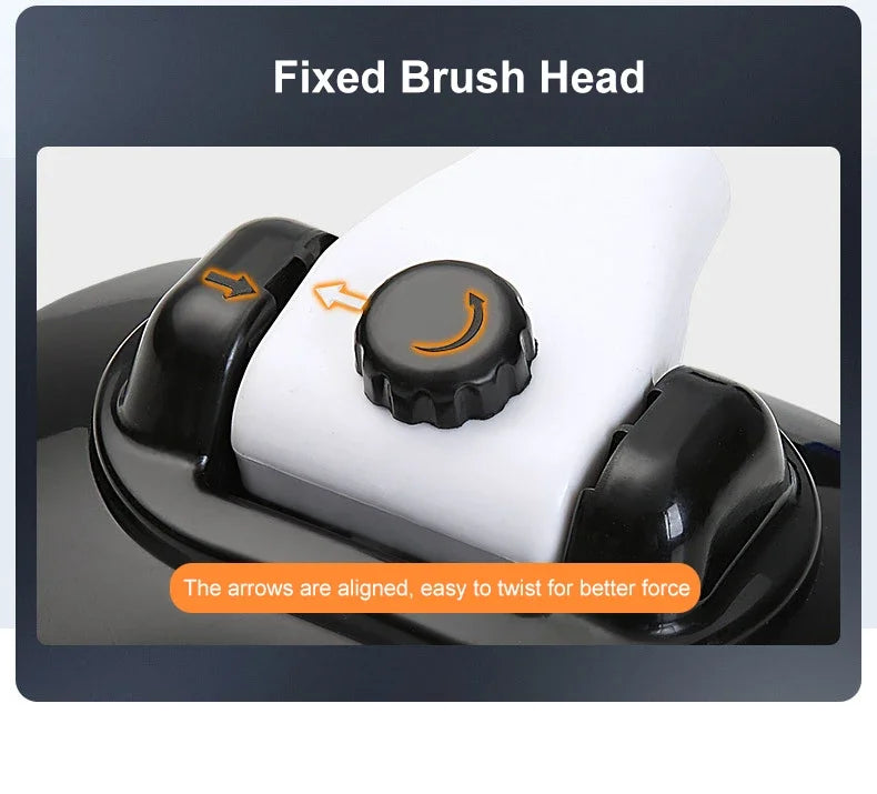 Car Wash Brush with Telescoping Handle & Chenille Mop for Auto & Window Cleaning