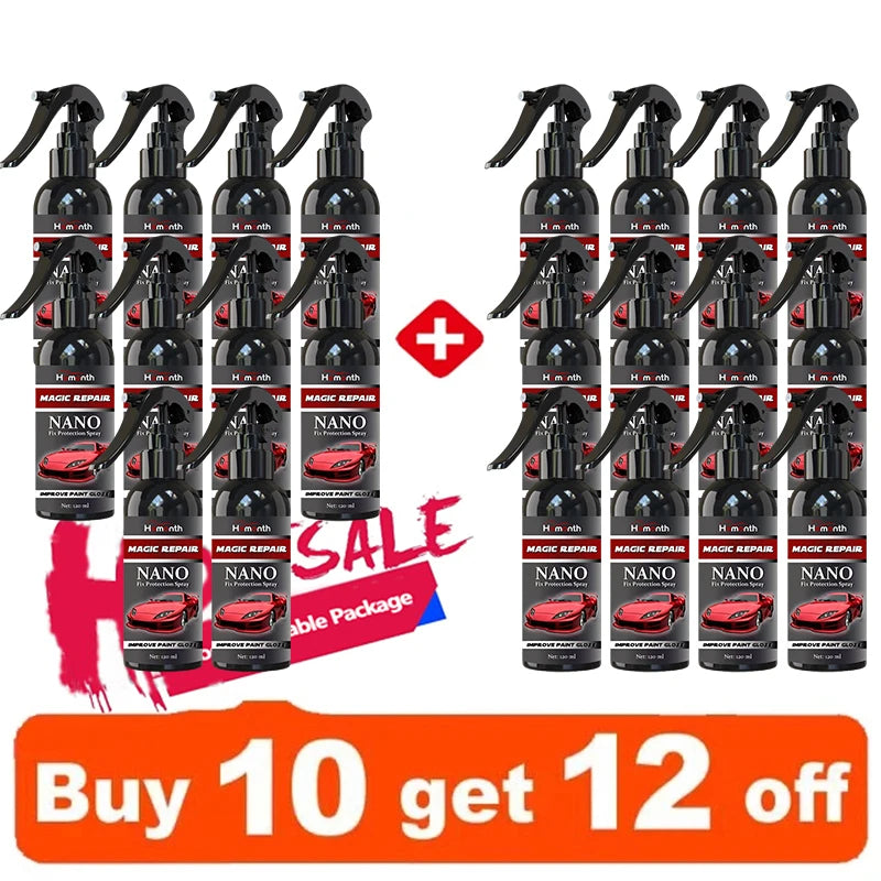Car Paint Nano Coating Kit | High Gloss & Scratch Protection
