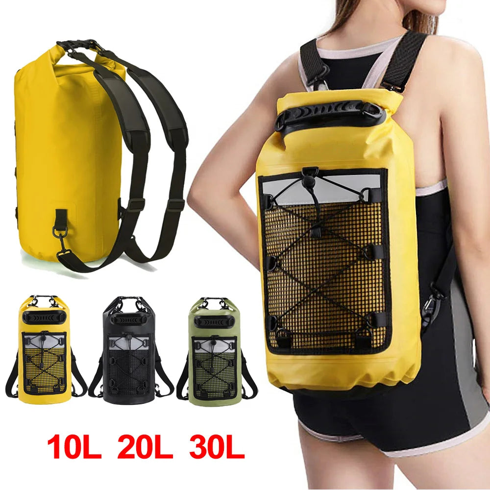 Waterproof Dry Bag Backpack for Kayaking & Outdoor Adventures - 10L/20L