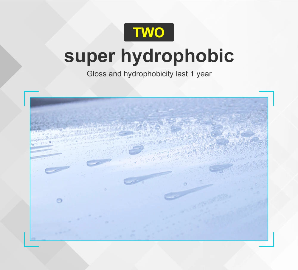 Dpro 9H Ceramic Car Coating Kit - Liquid Glass Nano Paint Protection