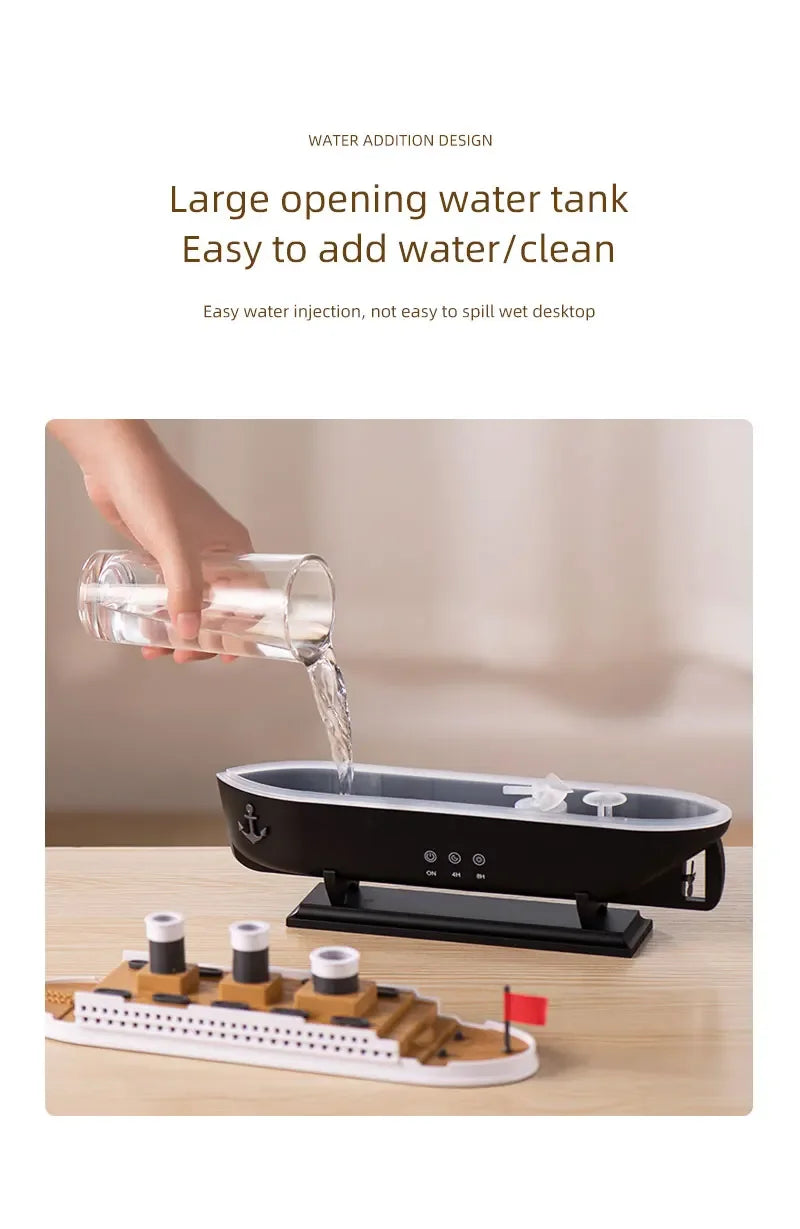 CREAROMA Titanic Humidifier - 250ml Remote Control Air Diffuser