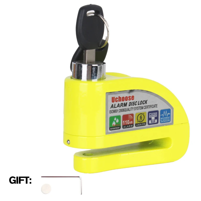 Vabena Motorcycle Disc Brake Alarm Lock | Anti-Theft Scooter Security