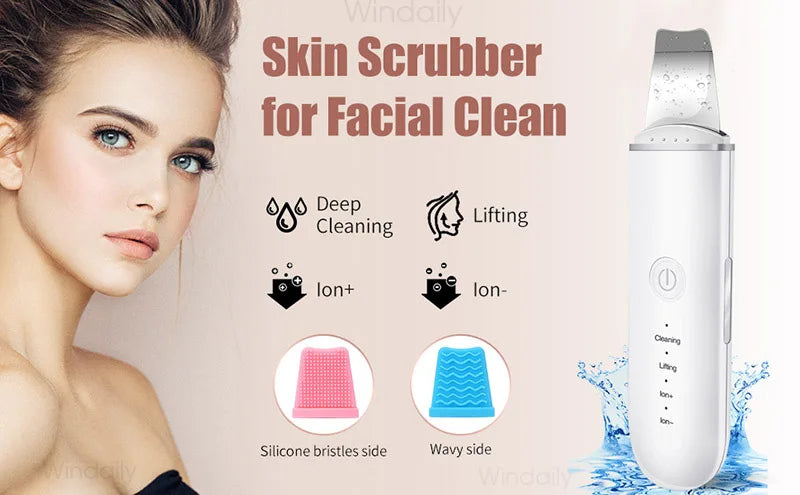 Windaily Advanced Cavitation Face Spatula Scrubber - Deep Cleanse & Rejuvenate