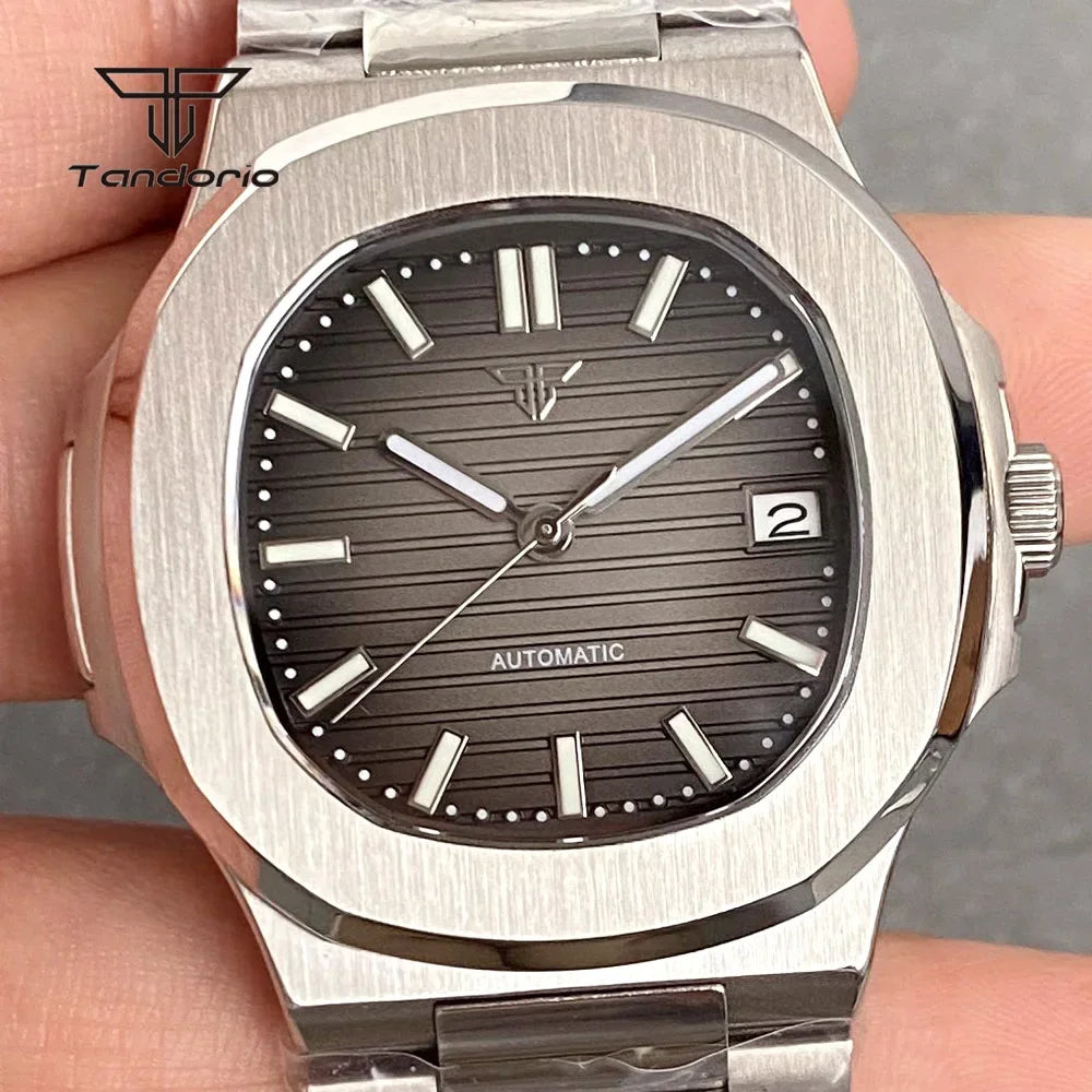 Tandorio Square Automatic Watch - Sapphire, Lume, NH35