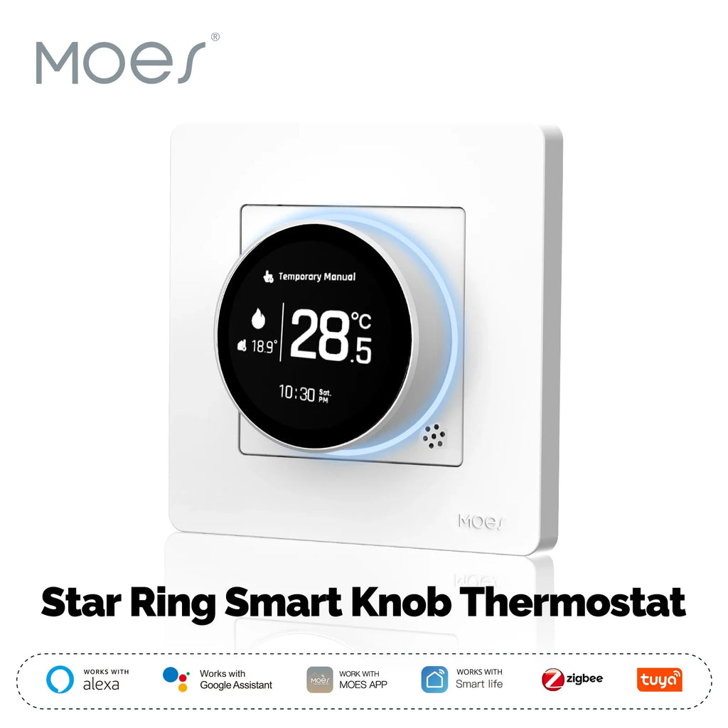 MOES Smart Knob Thermostat - Wi-Fi Heating Control