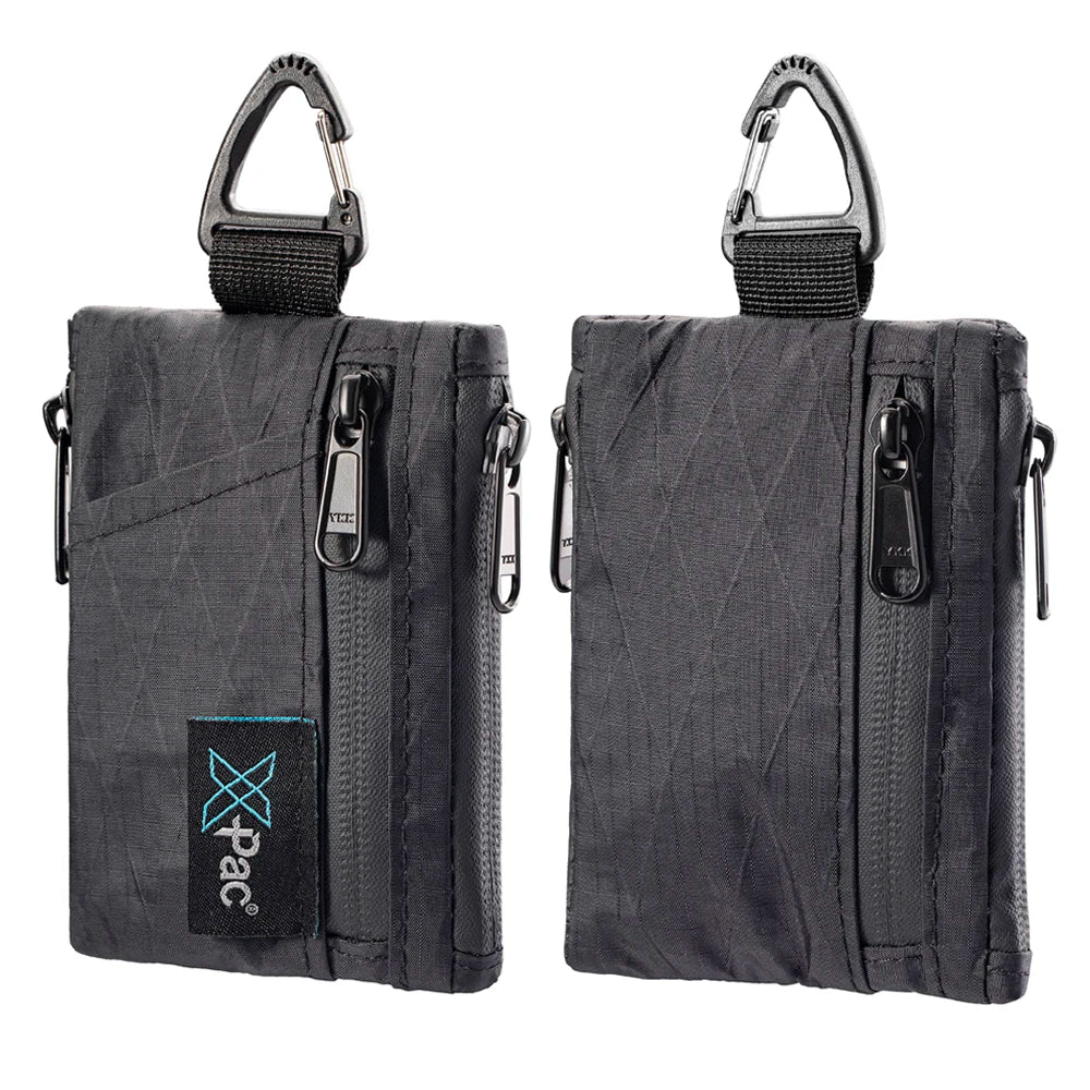 EDC X-PAC 5-Pocket Multi Pouch Wallet with YKK Zipper & Keychain