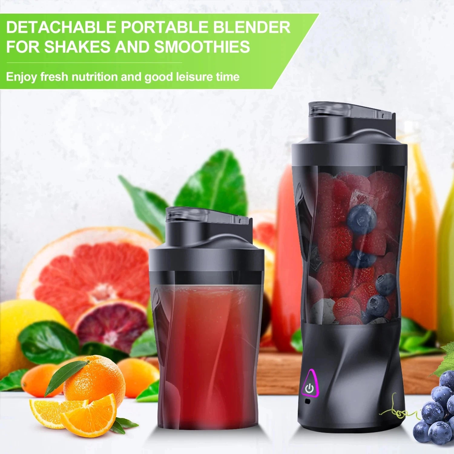 Portable USB Rechargeable Blender & Juicer - 700ML