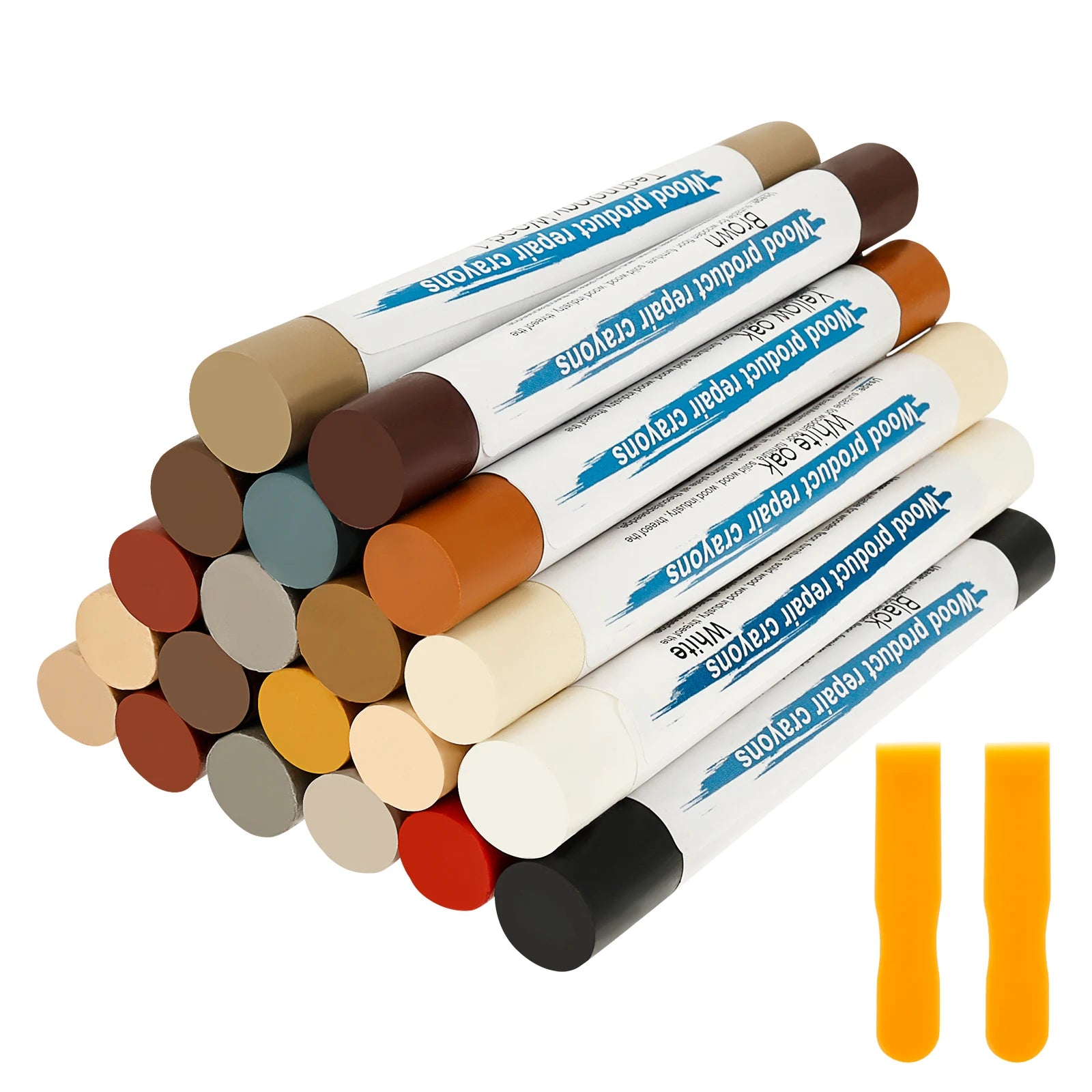 Vabena 20-Color Wood & Laminate Repair Filler Sticks