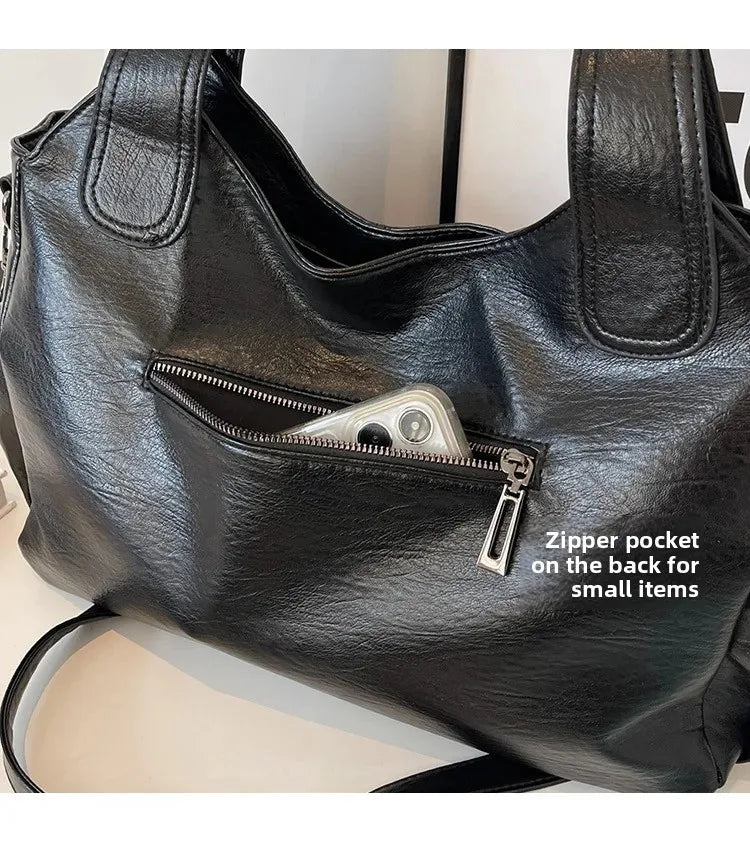Vabena 2026 Soft Interior Shoulder Bags - High Quality Contrasting PU Handbags