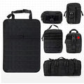 High Quality 6-in-1 Car Back Seat Tactical Storage Organizer - Universal Fit