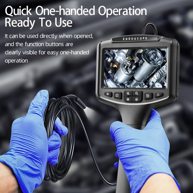 1080p Dual Lens Car Borescope - Automotive Inspection Endoscope Camera