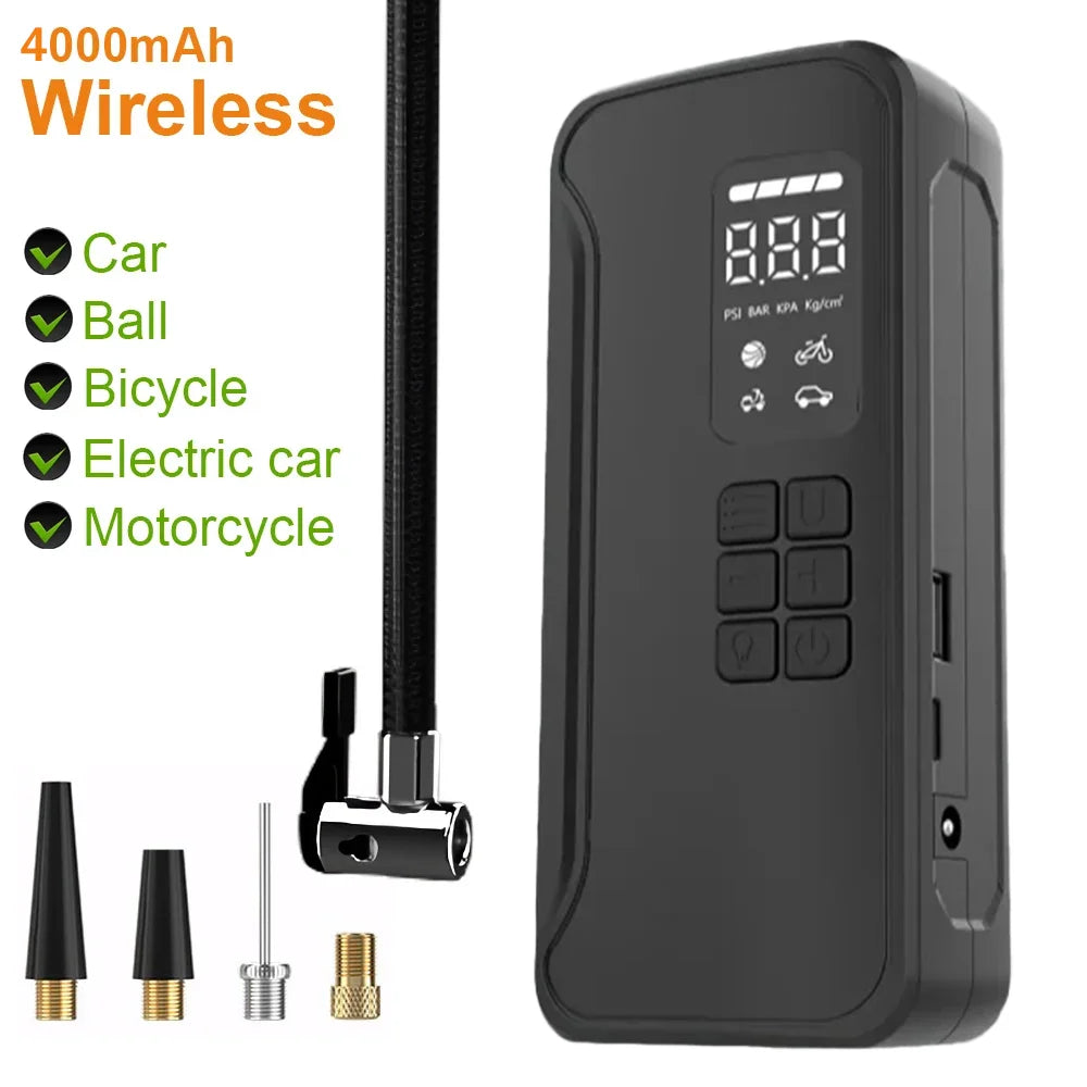 Portable Wireless 150psi Tire Inflator with Digital Display