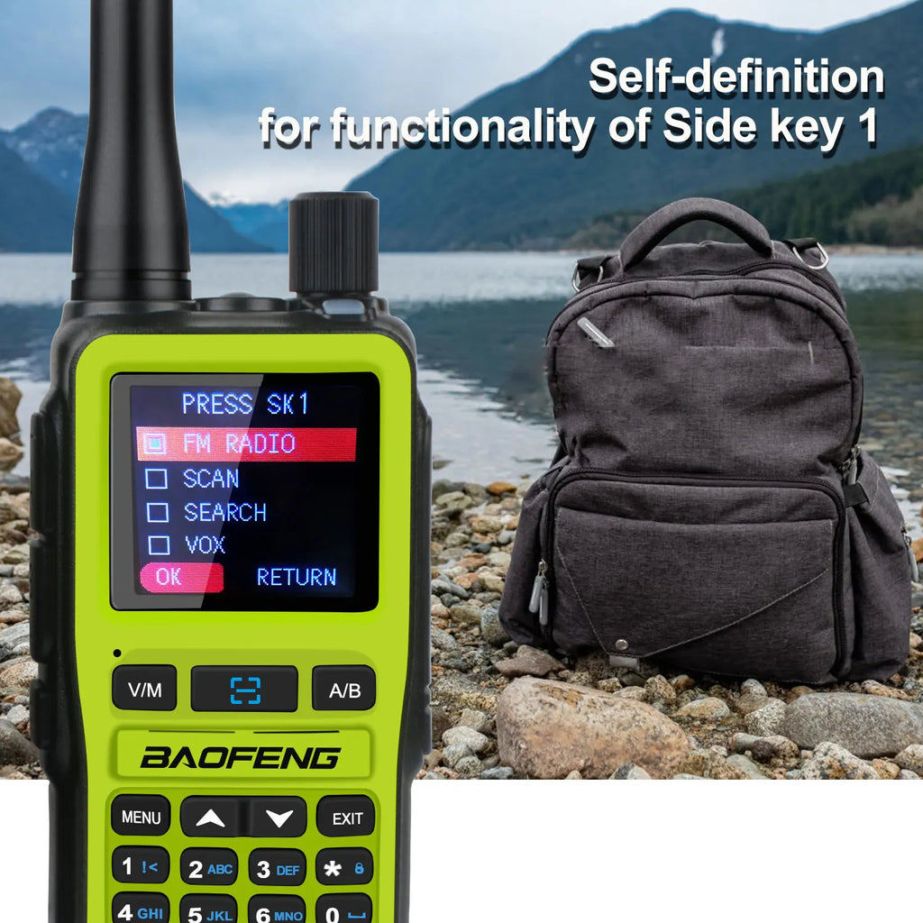 Baofeng UV-5R Mini 2PCS Dual Band Walkie Talkie - Compact 5W Amateur Radio with Air Band Rx & Type-C