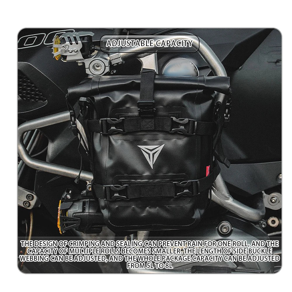 Motorcycle Frame Crash Bar Bag for BMW R1250GS R1200GS ADV Honda NC750X CB500X - Waterproof Tool Storage