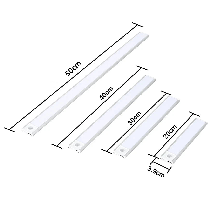 USB-C Rechargeable Motion Sensor LED Cabinet Light - Kitchen & Wardrobe