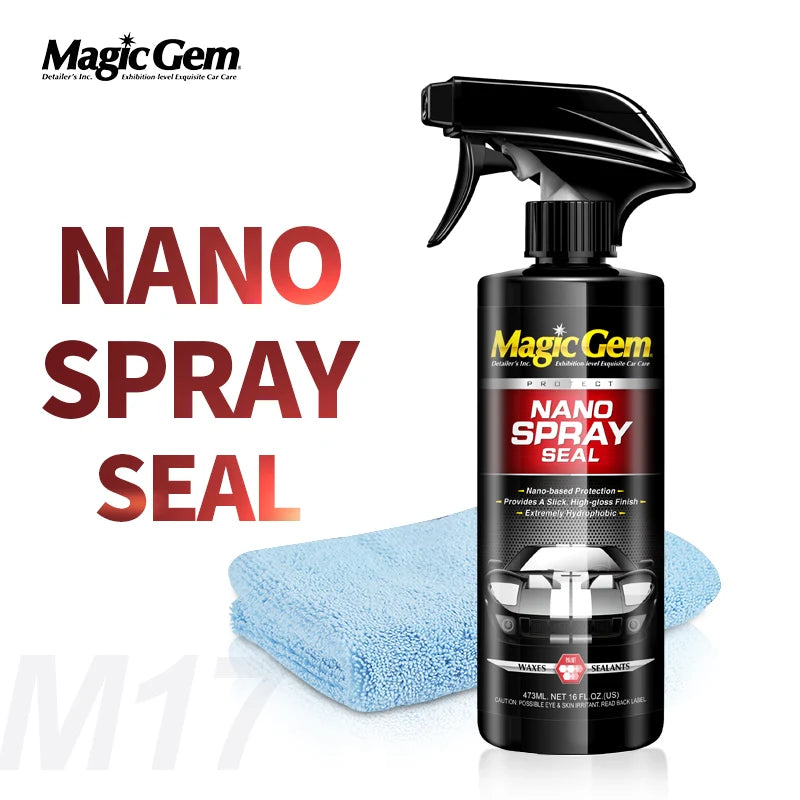 Magic Gem Car Ceramic Nano Coating - Hydrophobic Paint Protection & Polish
