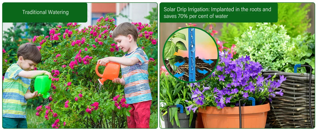 Solar Automatic Drip Irrigation System for Garden & Balcony