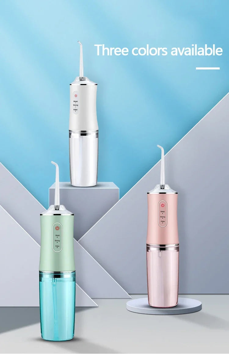 Oral Irrigator Dental Water Jet Flosser - Teeth Whitening & Cleaning Tool