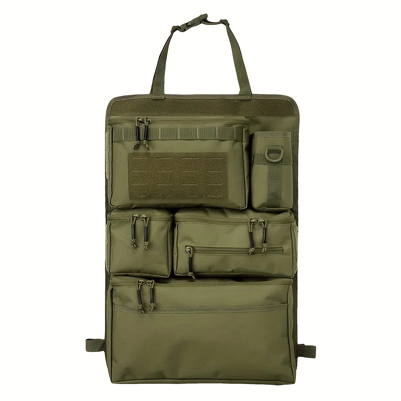 Vabena Tactical Car Seat Organizer – Multifunctional Storage Bag