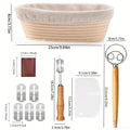 Professional Sourdough Baking Tools Set - Starter Jar, Mat & Knife