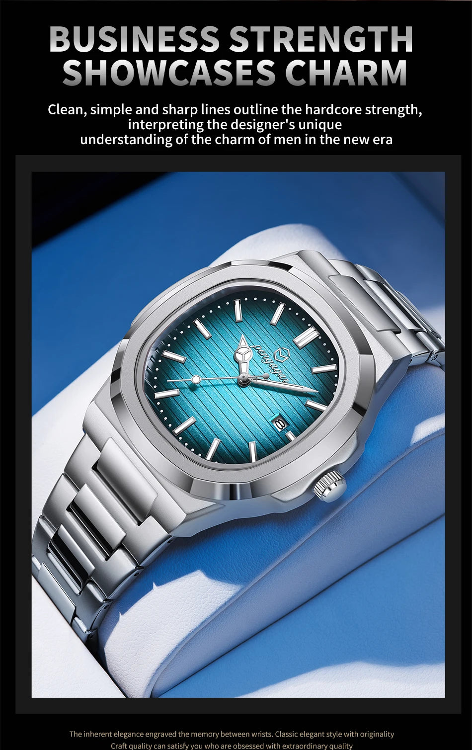 2026 Luxury Military Square Men's Watch - Waterproof Luminous Date Week Quartz