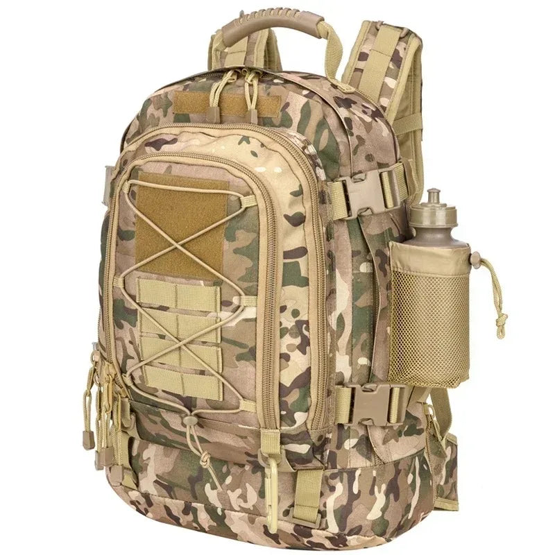 60L Heavy-Duty Tactical Assault Rucksack - Durable Gear for Extreme Conditions