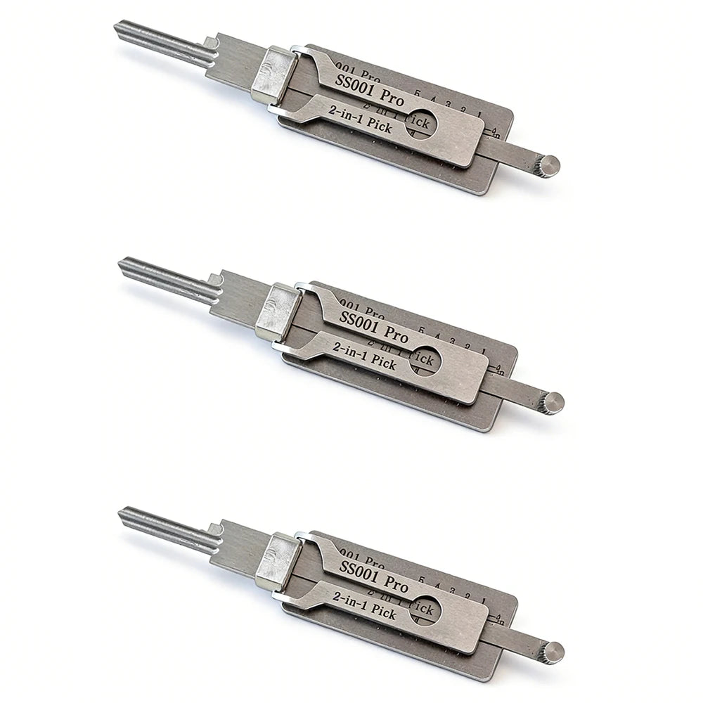 Professional SS001Pro SS002Pro 2-in-1 Key Decoder & Locksmith Tool Kit