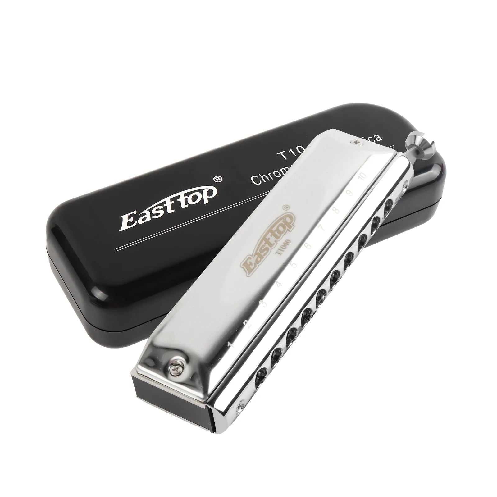 Professional Chromatic Harmonica C Key - 10 Holes, 40 Tones for All Ages