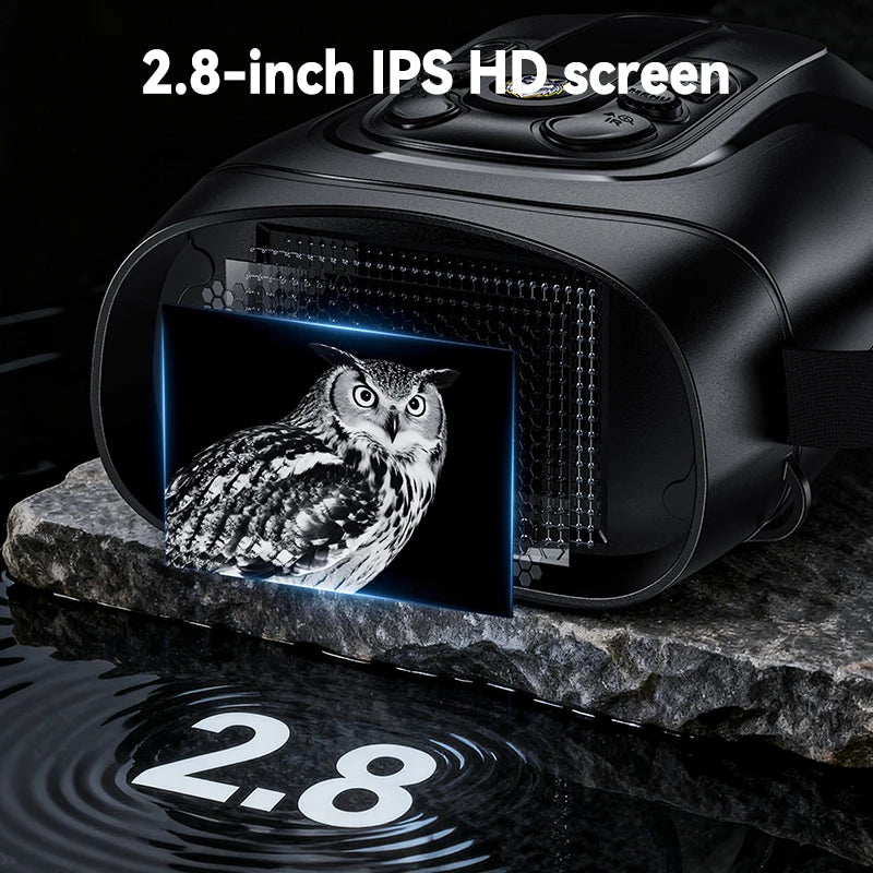 10X Digital Night Vision Binoculars Goggles - 5W IR 800M Full Dark Video