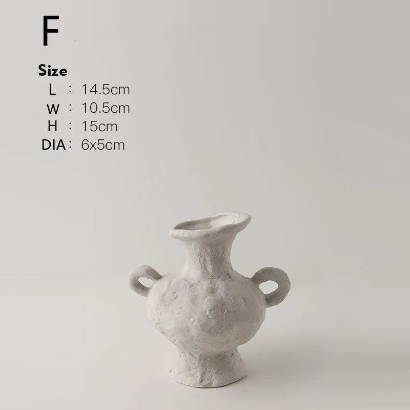 Vabena Nordic Ceramic Hydroponic Vase | Table & Bathroom Decor