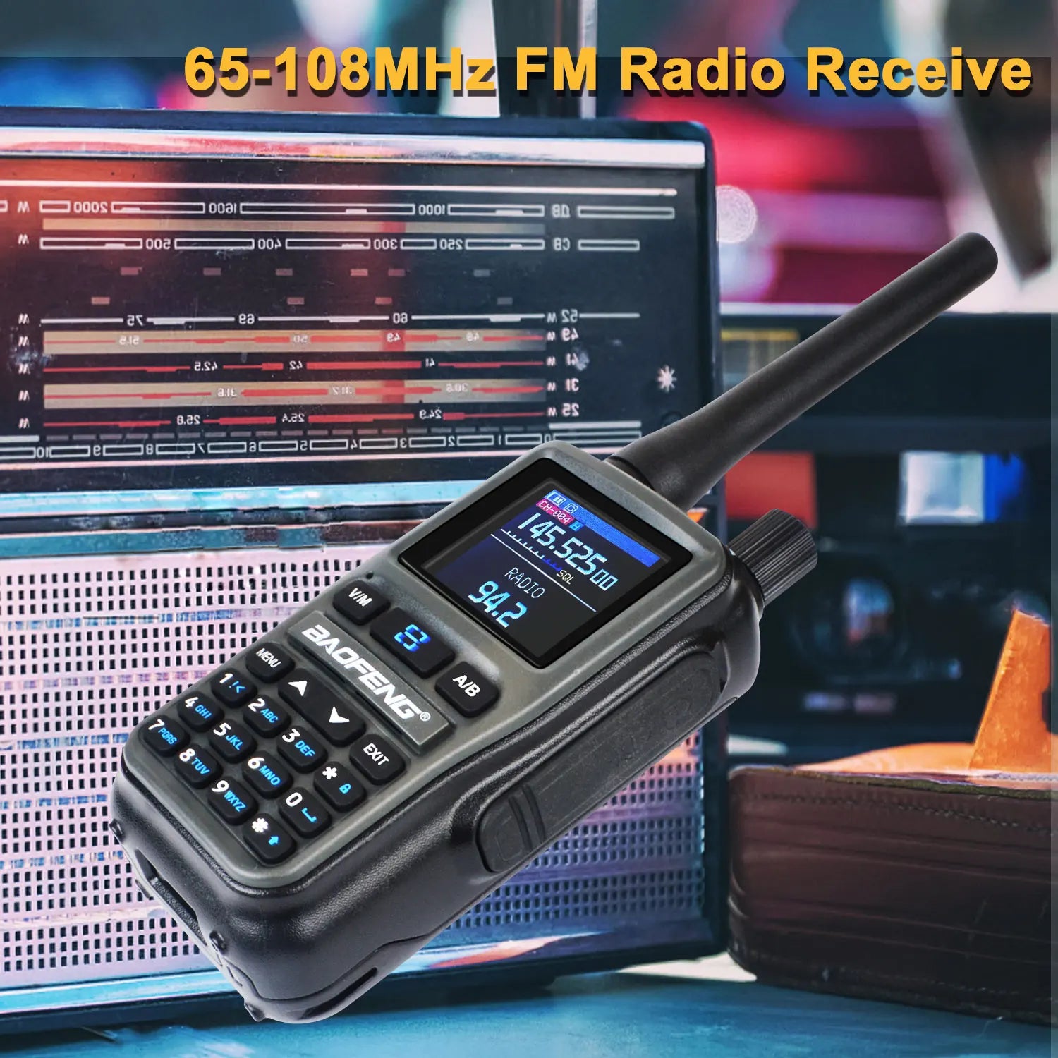 Baofeng UV-5R Mini 2PCS Dual Band Walkie Talkie - Compact 5W Amateur Radio with Air Band Rx & Type-C