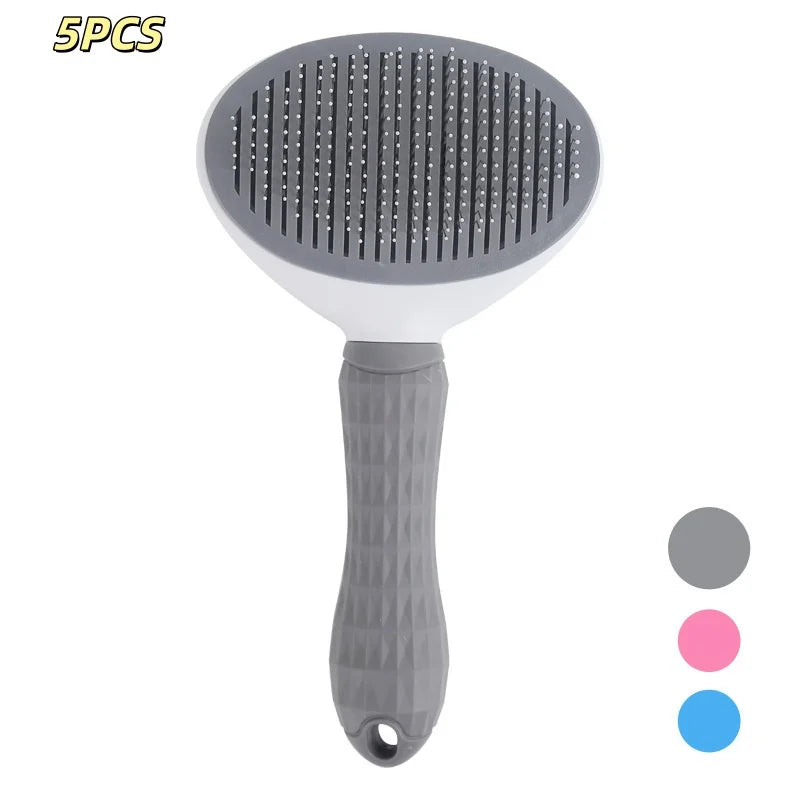 Self Cleaning Pet Brush & Dematting Comb - Dogs & Cats