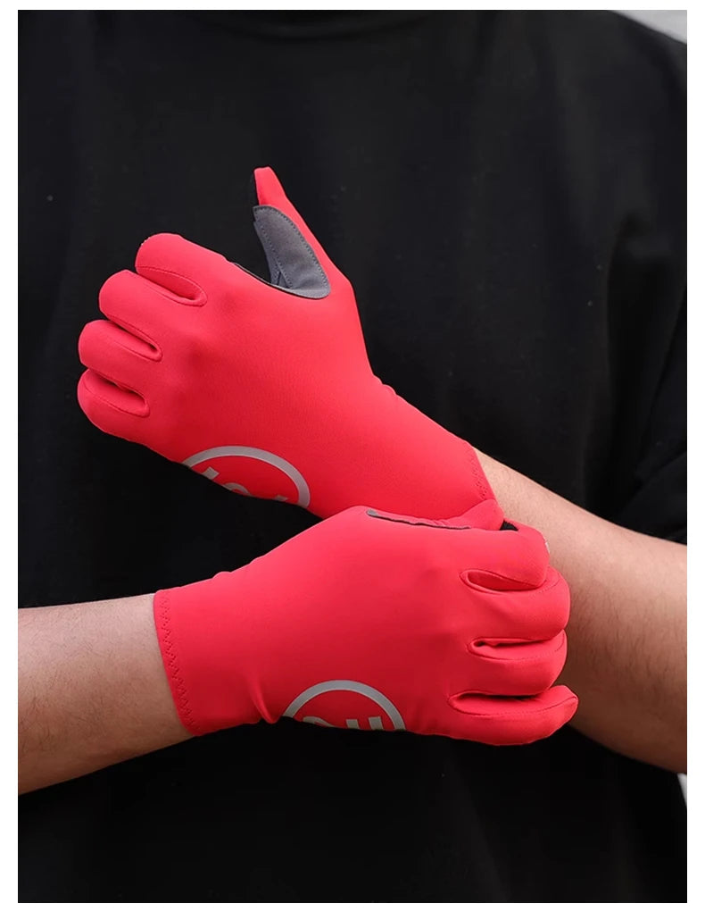 INBIKE Full Finger Touch Screen Cycling Gloves - MTB Road Bike Spring Summer