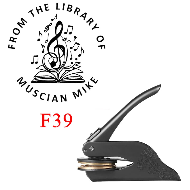 Custom Embosser Stamp for Books, Weddings & Invitations | DIY Seal