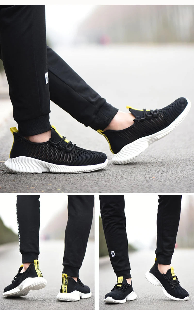 Iairay Lightweight Hyper-Breathable Summer Work Shoes