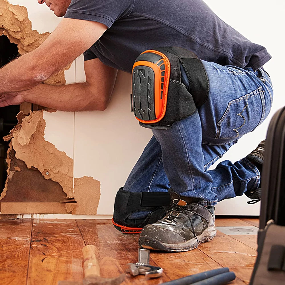 Professional Heavy Duty Gel Knee Pads for Work & Gardening Comfort