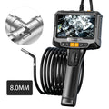 Vabena 360° Rotating Dual-Lens Endoscope - 3.9MM Industrial Inspection Camera with 5-inch IPS Display