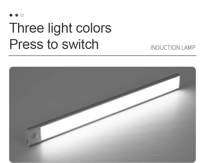 USB-C Rechargeable Motion Sensor LED Cabinet Light - Kitchen & Wardrobe