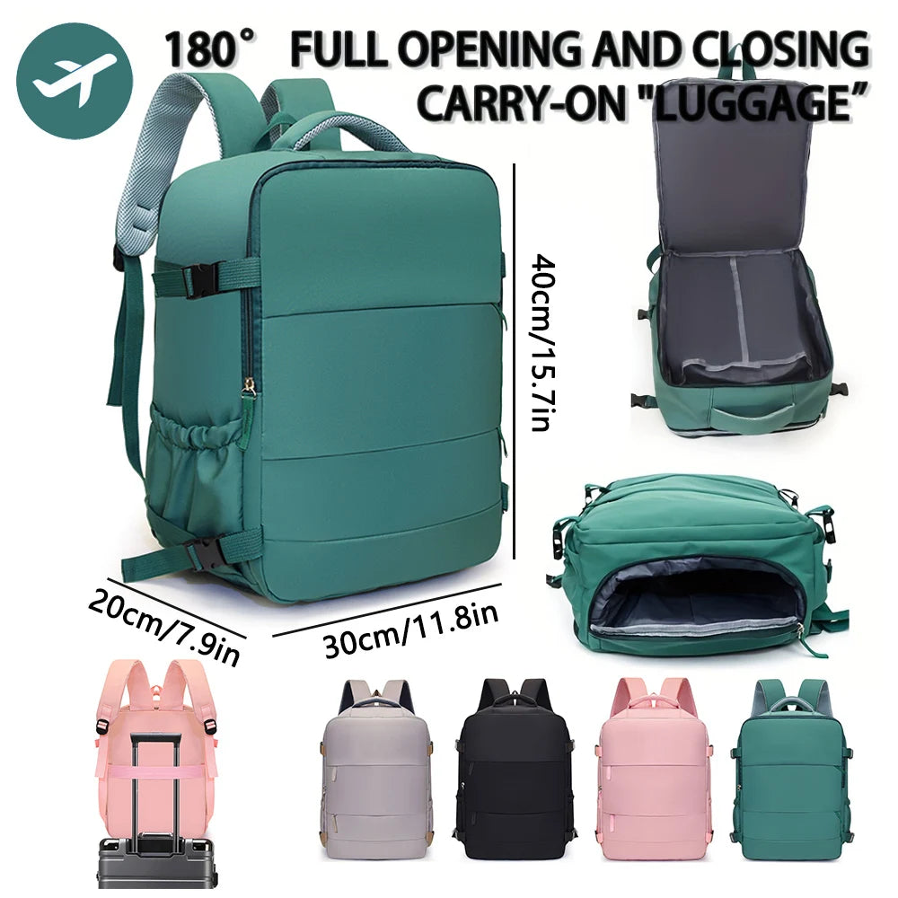 Ryanair Easyjet Wizardair Compatible Travel Backpack 40x30x20cm - Cabin Approved