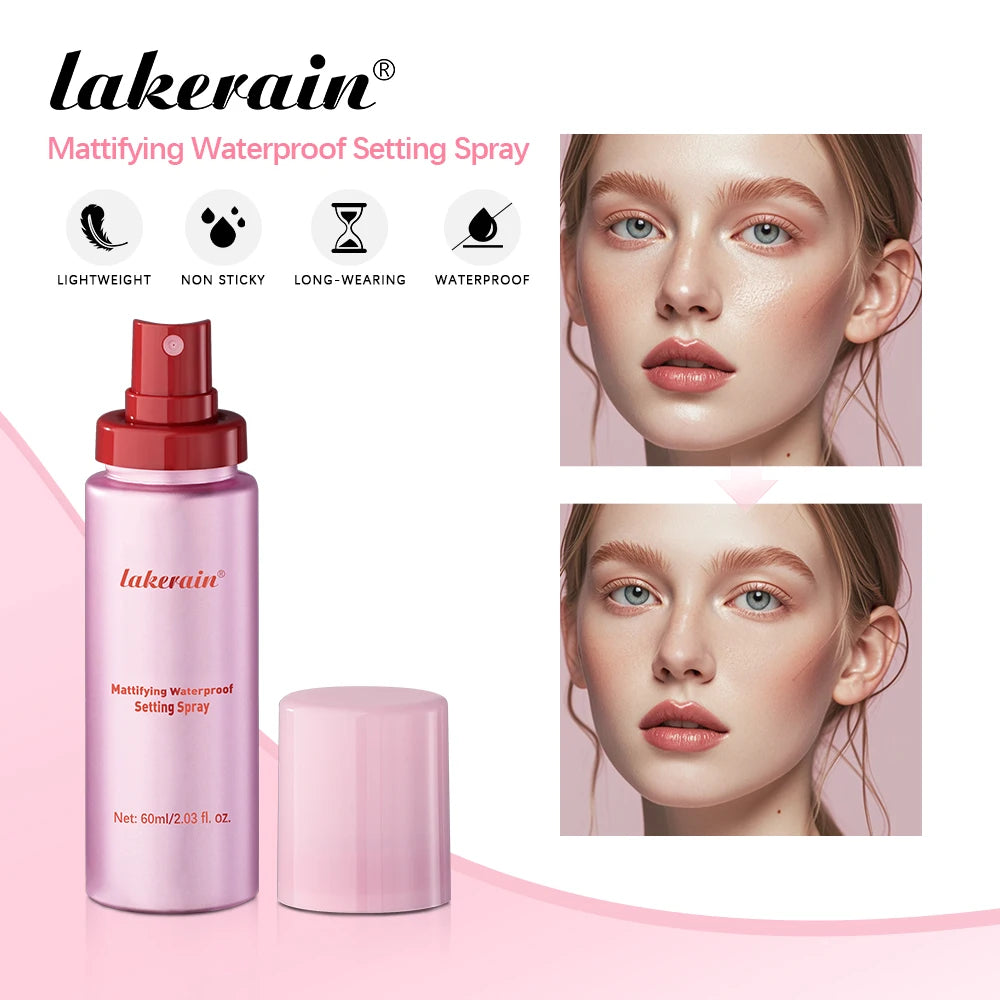 Mattifying Waterproof Setting Spray - Glossy Matte Finish