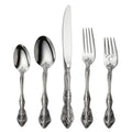 Vabena Retro Gold-Plated 304SS 5-Piece Cutlery Set