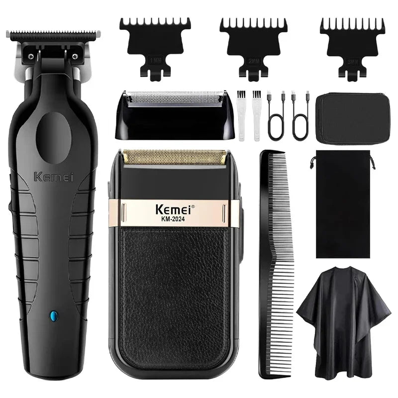 Kemei Professional Cordless Hair Clipper KM-2299/KM-2024 - Barber Grade Precision