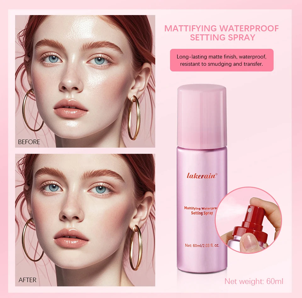 Mattifying Waterproof Setting Spray - Glossy Matte Finish